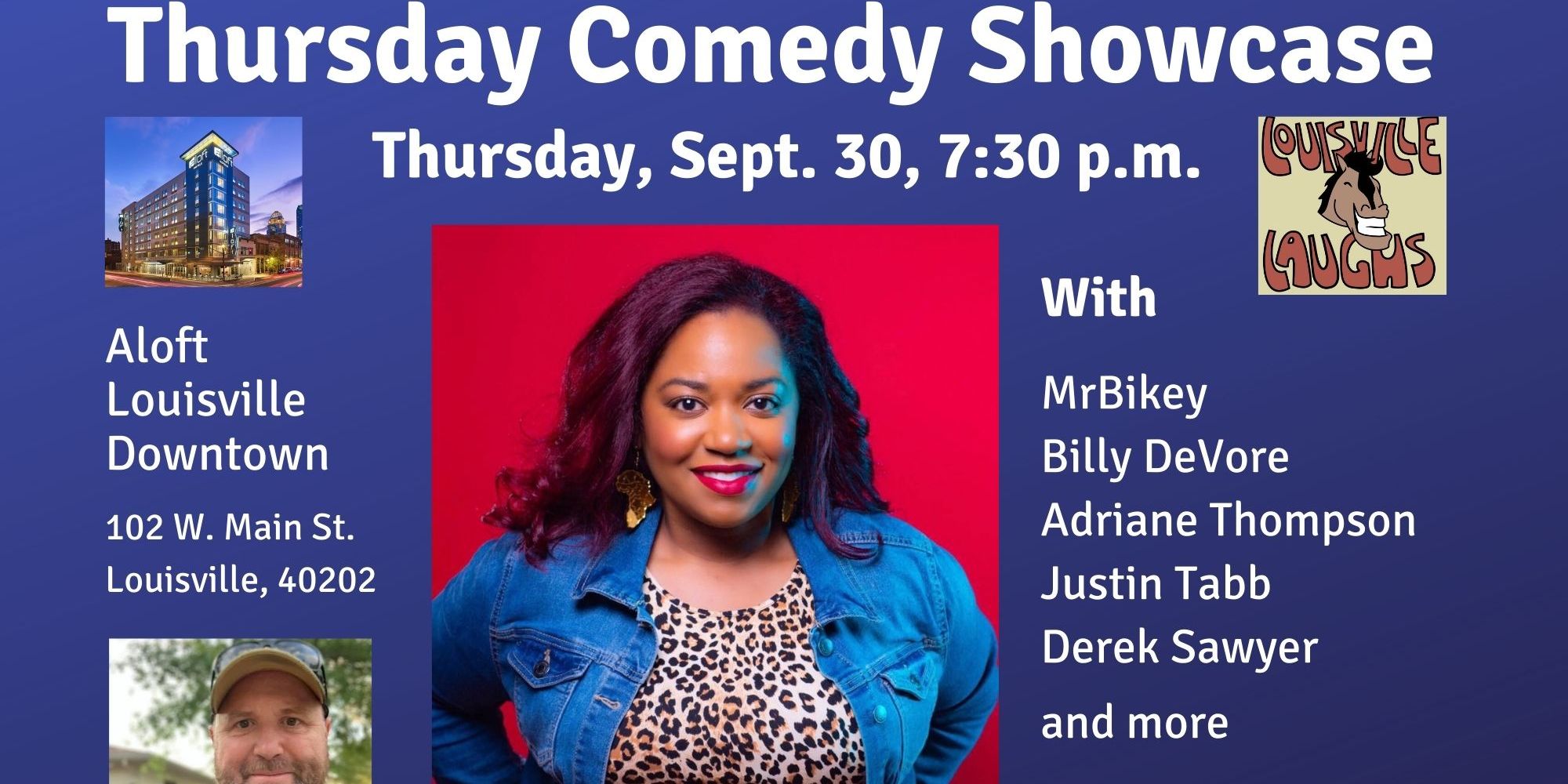 Sept. 30 Thursday Comedy Showcase promotional image