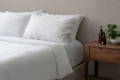 TENCEL Bed Sheets Duvet Cover Set White