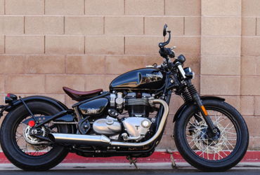 2018 TRIUMPH BONNEVILLE BOBBER motorcycle for rent near Las Vegas, NV