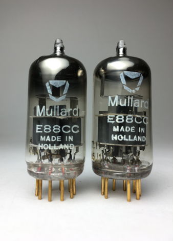 Mullard E88CC / 6922 Vintage NOS Amplitrex Matched PAIR...