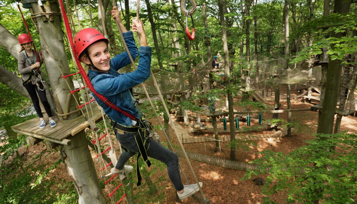 abenteuerpark potsdam klettern auf mehreren ebenen
