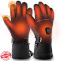 Bousty Premium Waterproof Snowproof Heated Gloves for men and women, Electric Heated Gloves, Heated Rechargeable Gloves USB Heated Gloves.