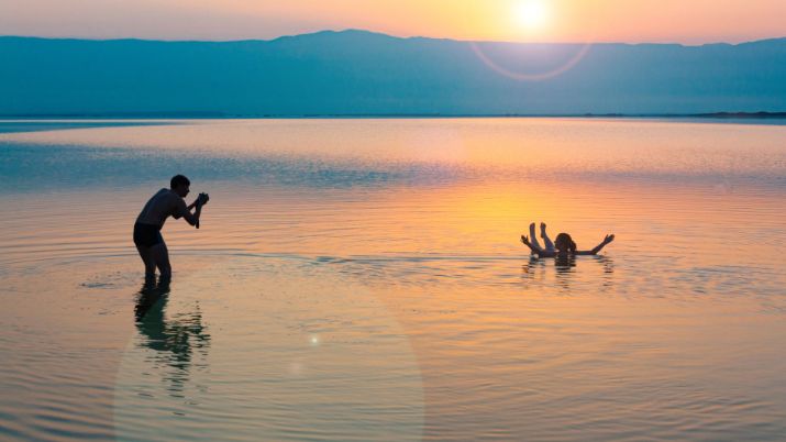 Swimming in the Dead Sea has been a popular activity for centuries