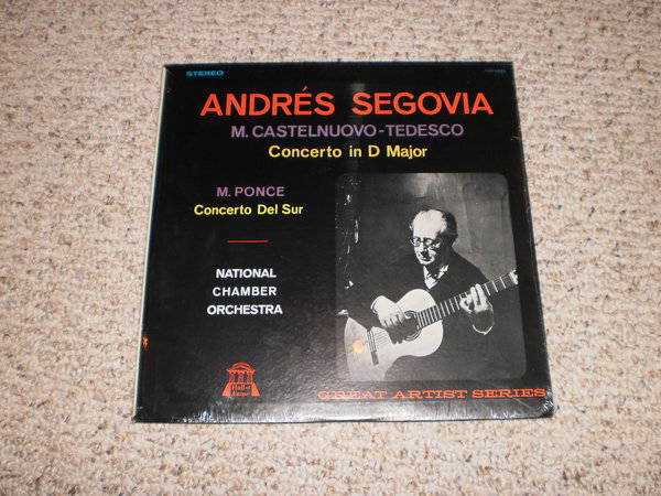 Segovia (Sealed) - Castelnuovo-Tedesco concerto in d major