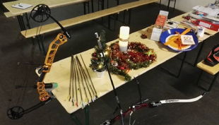 bg bogenparadies fest tisch kompositionsbogen bogen weihnachten