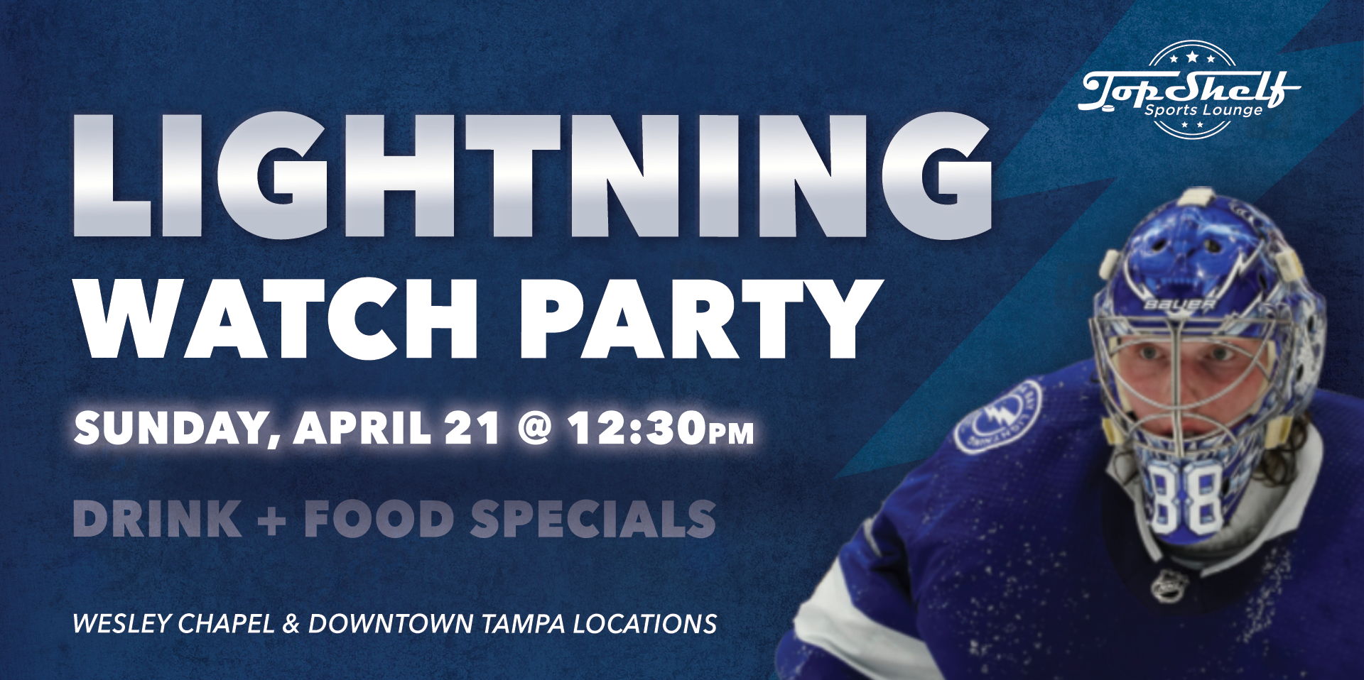 Lightning Watch Party: Stanley Cup Playoffs Game 1 promotional image