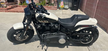 2022 HARLEY-DAVIDSON FAT BOB 114 motorcycle for rent near Gardena, CA