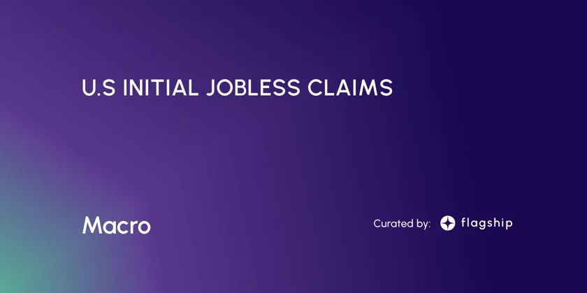 U.S Initial Jobless Claims