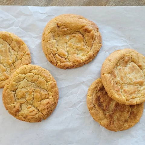 soft snicker doodle cookies