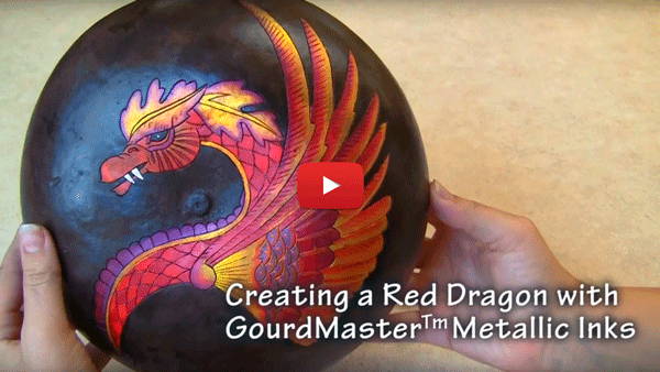 Watch Video #1- Great Color Combinations for Your Gourd Art 