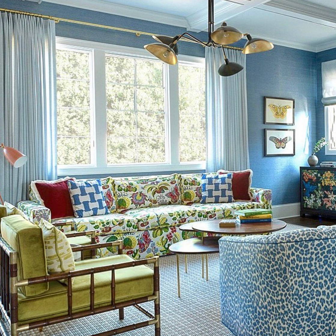 Charlotte Lucas Colorful Living Room Design