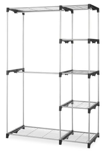 four-part drawer organizer vs Whitmor Double Rod Freestanding Closet ...