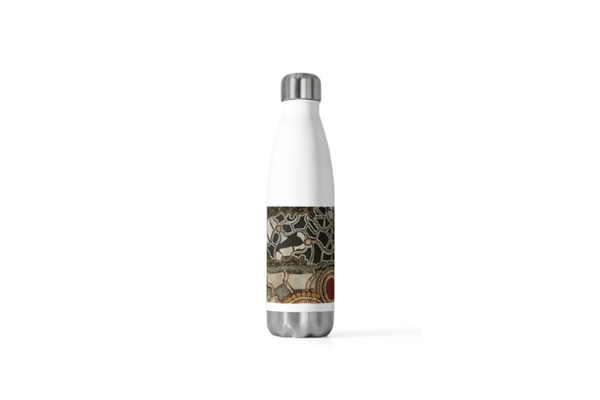 Artistic Stainless Steel Insulated Water Bottle, 20oz Tumbler - Image 3