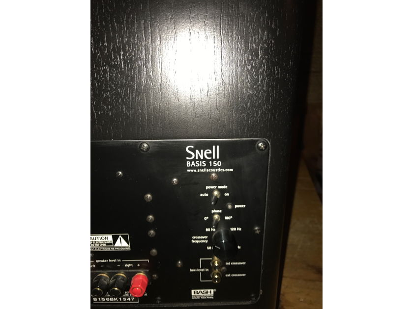 Snell Basis 150 Audiophile grade super sub!