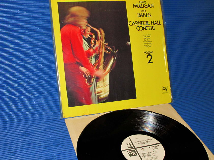 GERRY MULLIGAN / CHET BAKER   - "Carnegie Hall Concert - Vol 2" -  CTI 1975 WLP Promo