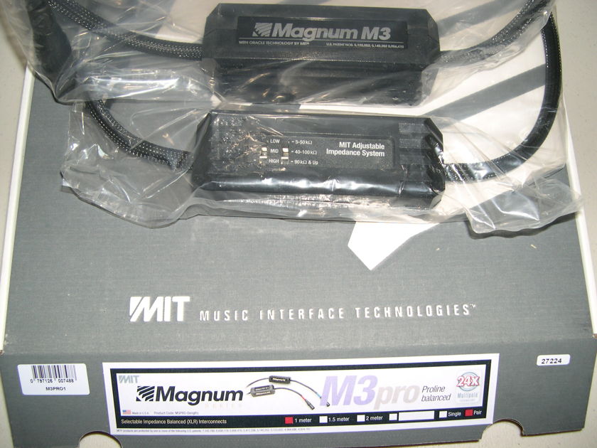 MIT Magnum M3 Proline XLR 2m Pr new-in-bx lifetime wrnty, half price