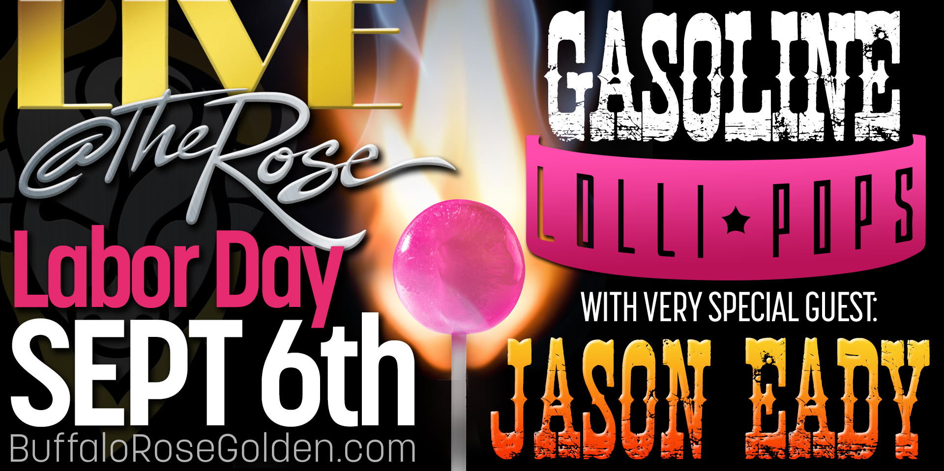 Gasoline Lollipops with very special guest Jason Eady promotional image
