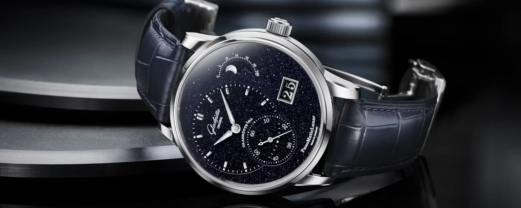 The Glashütte Original PanoMaticLunar Anniversary Edition: A Sky Full of Sparks | Chrono 10:10