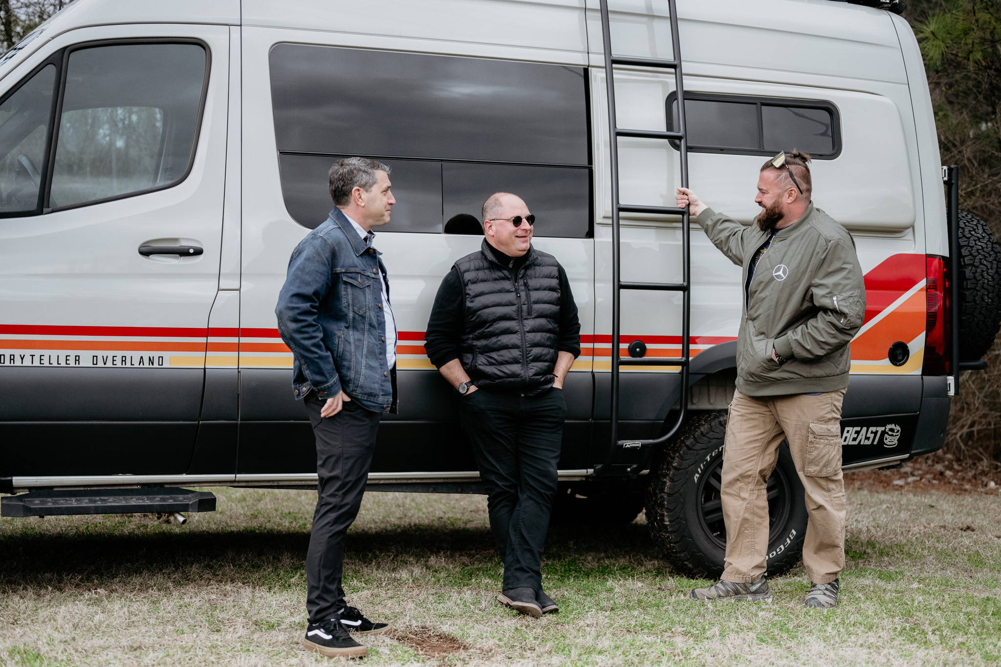 Storyteller Overland founders Lee Conn, Jeffrey Hunter and Andrew Cooley