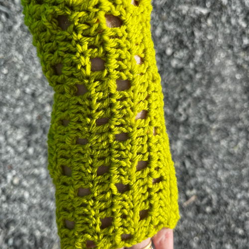 Holey Wrist Warmers