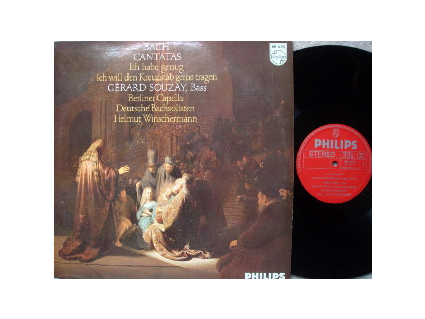 Philips / SOUZAY, - Bach Cantatas BWV.56& 82, MINT, Early Press!