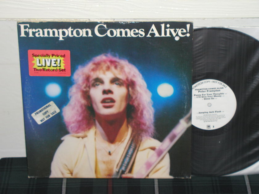 Peter Frampton  - Frampton Comes Alive 2LP A&M White Label Promo