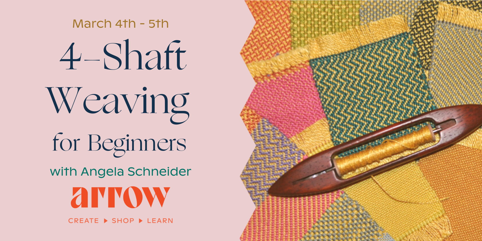 Beginning Weaving on the 4 Shaft Loom promotional image