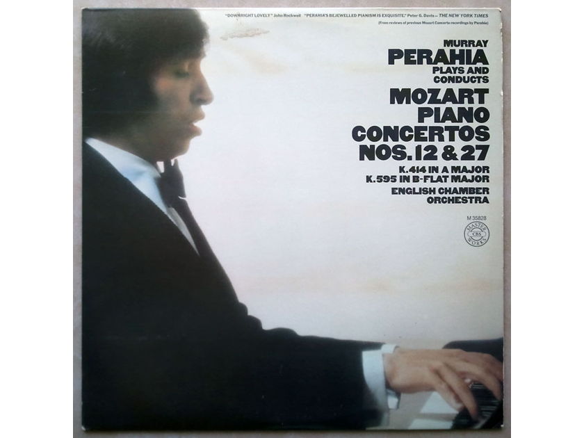 CBS/Murray Perahia/Mozart - Piano Concerto Nos. 12 & 27 / NM