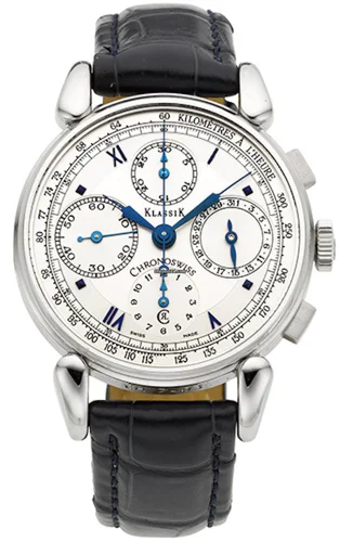 Chronoswiss Classic Klassik Chronograph Steel Silver Dial