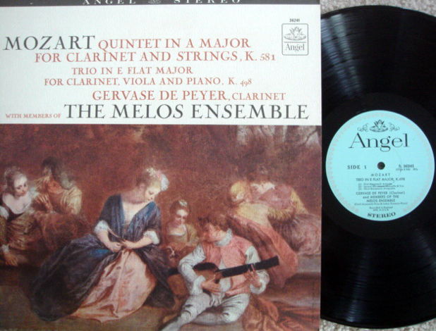 EMI Angel Blue / MELOS ENSEMBLE, - Mozart Quintet & Tri...