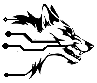 Betawolf intricate sock logo