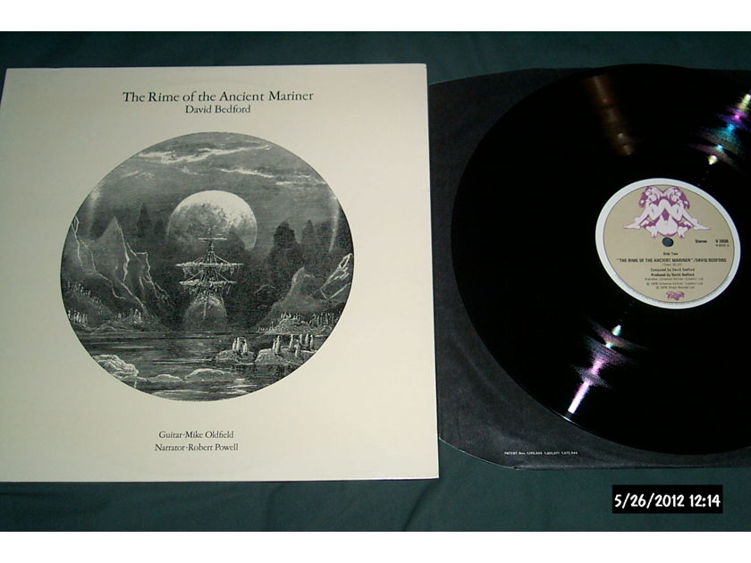 David Bedford - Rime Of The Ancient Mariner  Vinyl LP NM Mike Oldfield Guitar Virgin Records U. K. Label