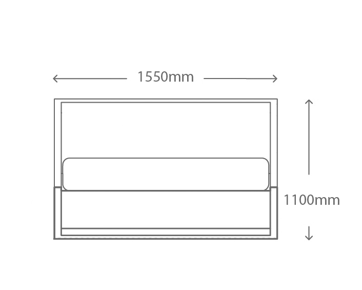 queen headboard size