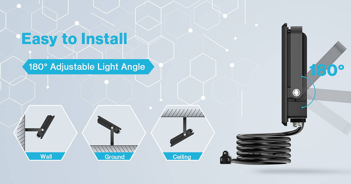 High Power 200W LED Flood Lights Excellent Heat Dissipation