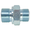 a close-up of a metal pipe fitting