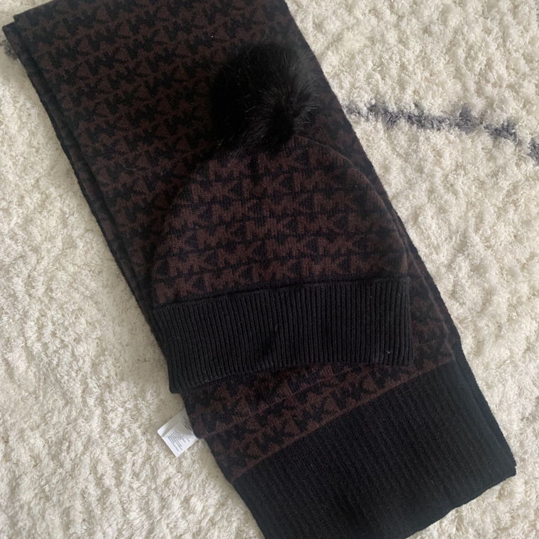 Michael Kors scarf and beanie