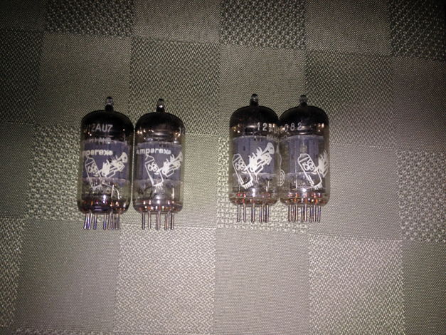 Amperex Bugle Boy 12au7 / ecc82 best tubes matched pair...