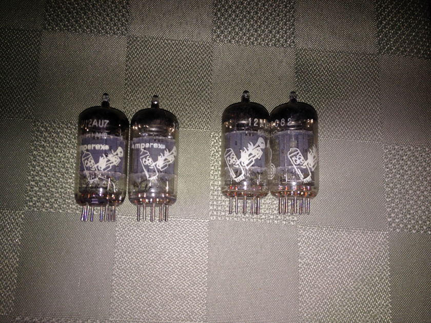 Amperex Bugle Boy 12au7 / ecc82 best tubes matched pair made in Holland