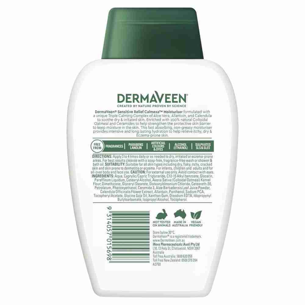 Dermaveen Sensitive Relief Calmexa Moisturiser With Ceramides + 250Ml - Image 3