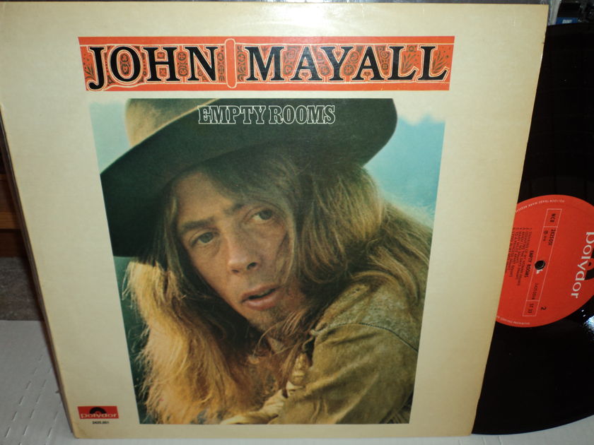 John Mayall German Import LP - "Empty Rooms"  Polydor
