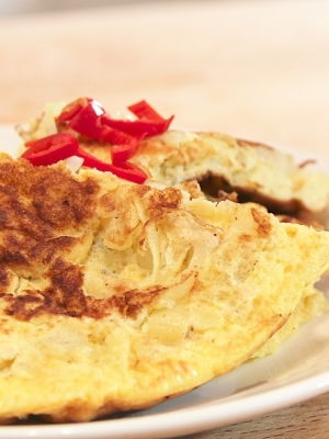 Cincalok Omelette Recipe