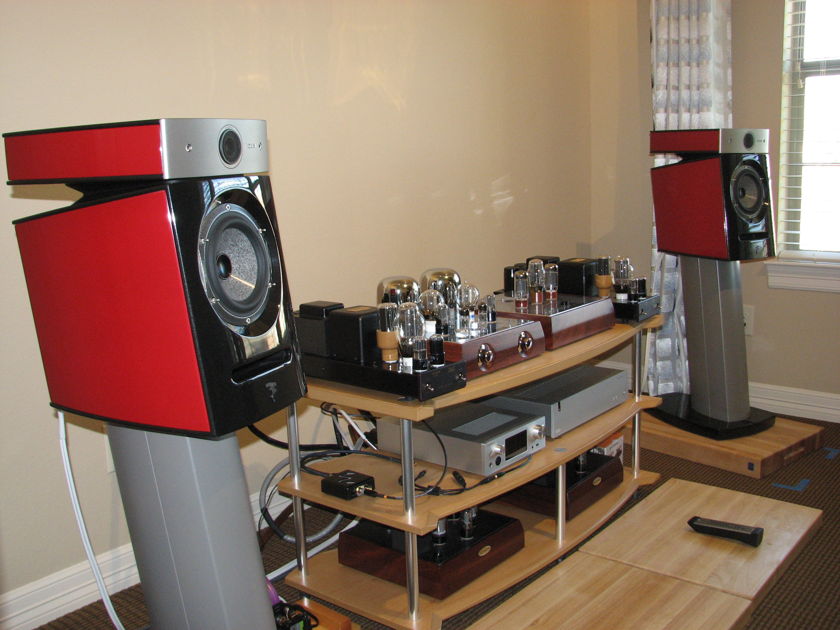 Focal JM Lab Diablo Utopia III Imperial Red with Stands