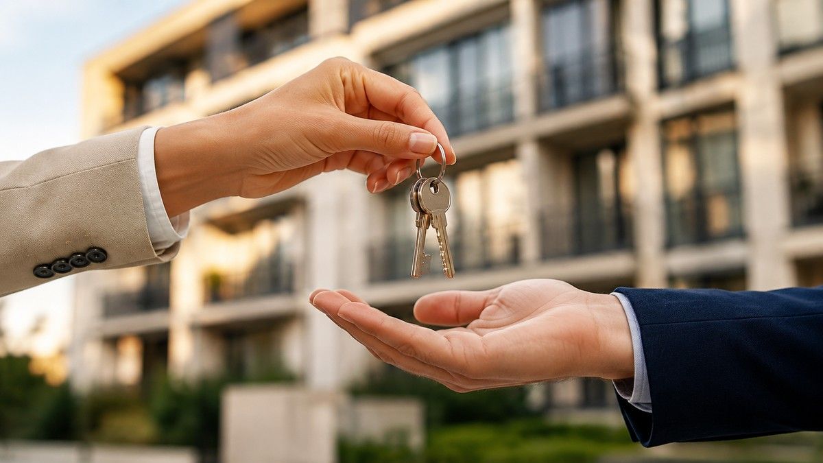 Entrega de llaves de apartamento en Medellin a comprador extranjero