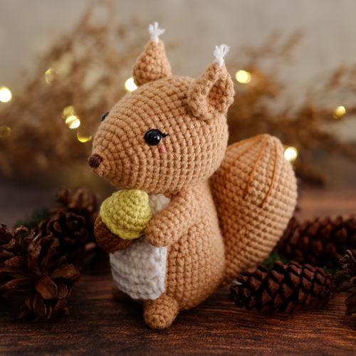 Pippin the Squirrel - Amigurumi Crochet Pattern [English PDF]