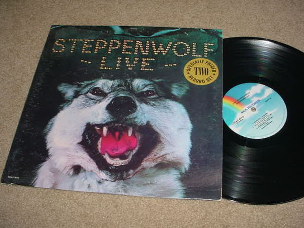 STEPPENWOLF LIVE - double lp record see add