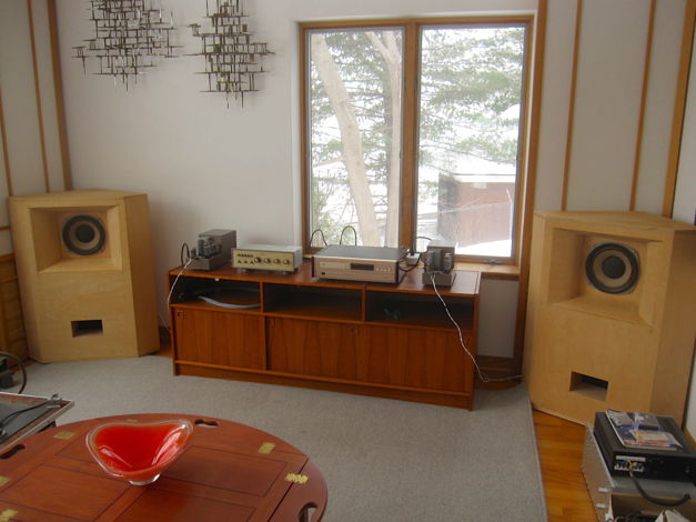 Tannoy Cornetta speakers - vintage Tannoy Gold coaxial ...