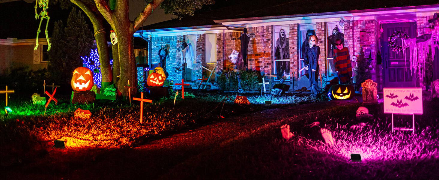 Bluetooth Color Changing Flood Lights for Christmas