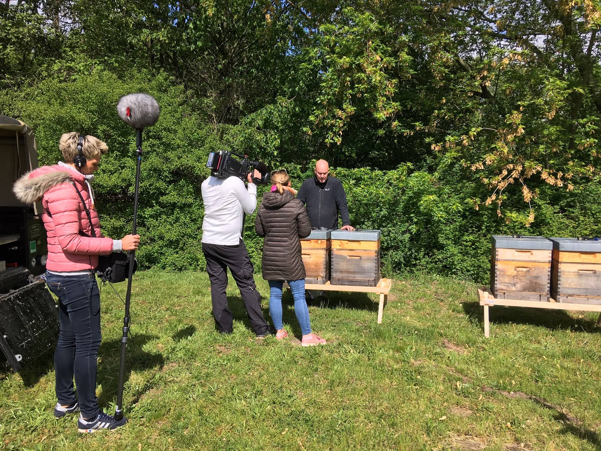 PR Termin Bienenleasing mit dem NDR
