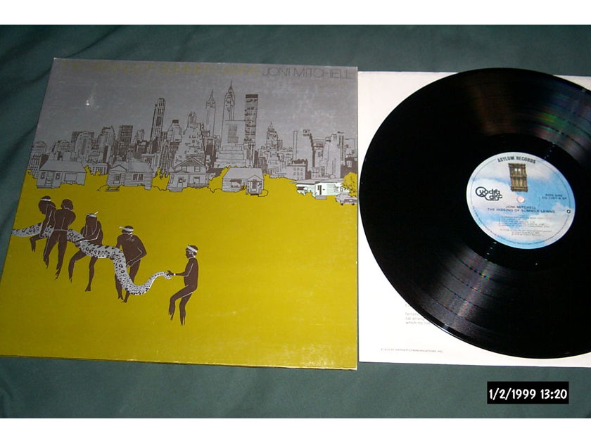 Joni Mitchell - The Hissing Of Summer Lawns CD-4 quadradisc vinyl Lp NM