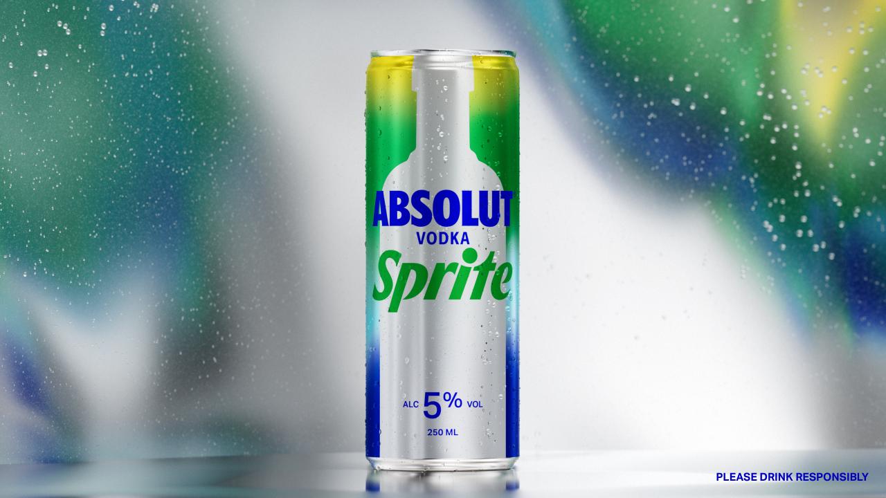 Absolut and Sprite RTD Cocktail Finally Hits UK